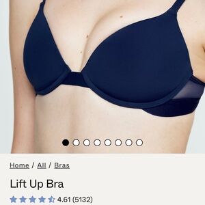 Navy Blue Lift Up Bra from brand Pepper